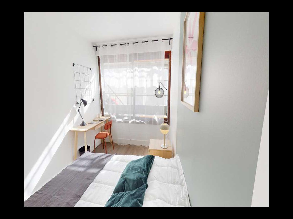 Colocation à Saint-Étienne : Chambre lumineuse · Saint-Étienne — 2 pièces au total (photo 3/6)