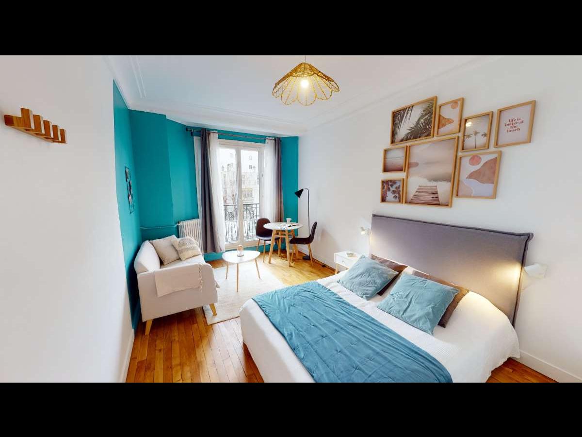 Colocation à Dunkerque : Chambre avec bureau · Dunkerque (95 m² le logement) (photo 3/6)