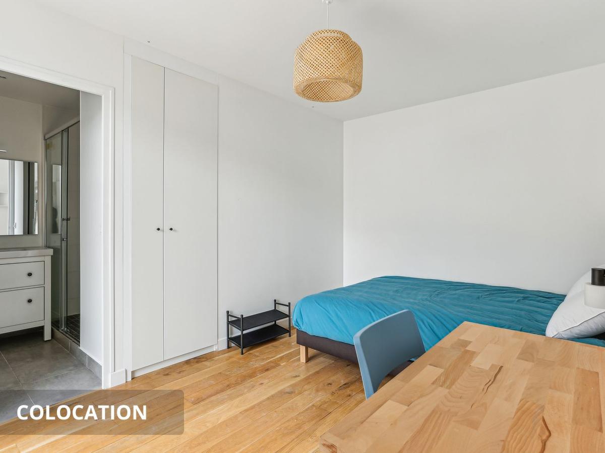 Colocation à Bayonne : Chambre avec bureau · Bayonne (72 m² le logement) (photo 4/6)