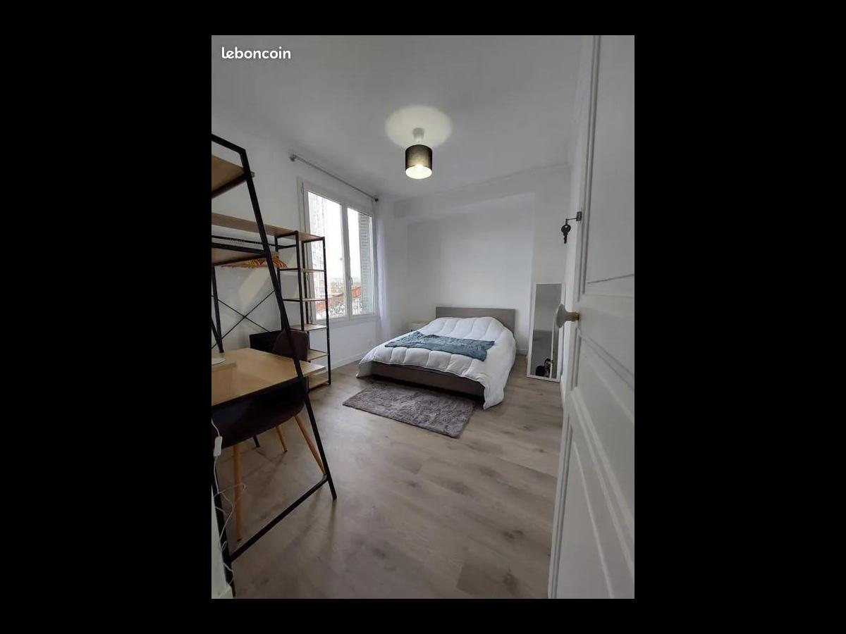 Colocation à Paris : Chambre avec bureau · Paris (39 m² le logement) (photo 3/6)