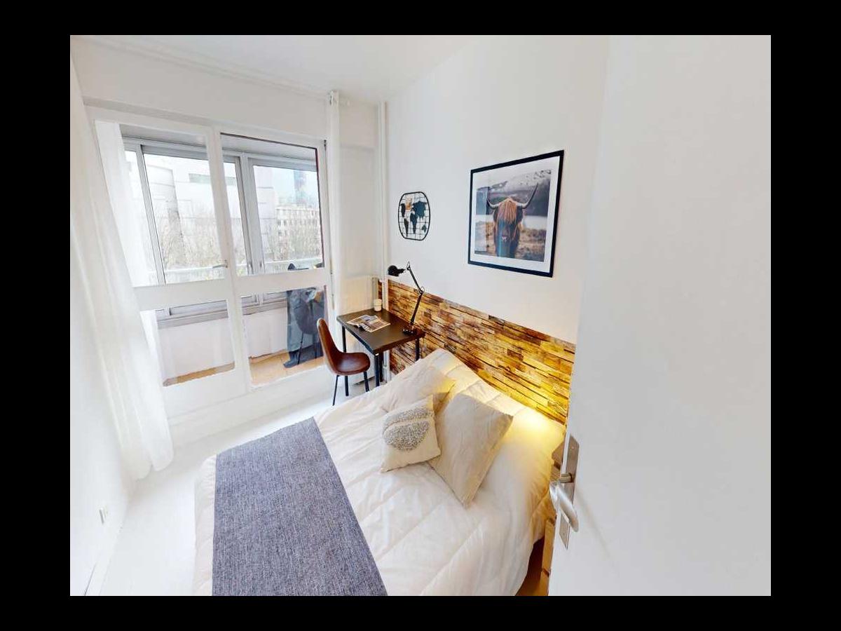 Colocation à Nice : Chambre avec bureau · Nice (65 m² le logement) (photo 5/6)