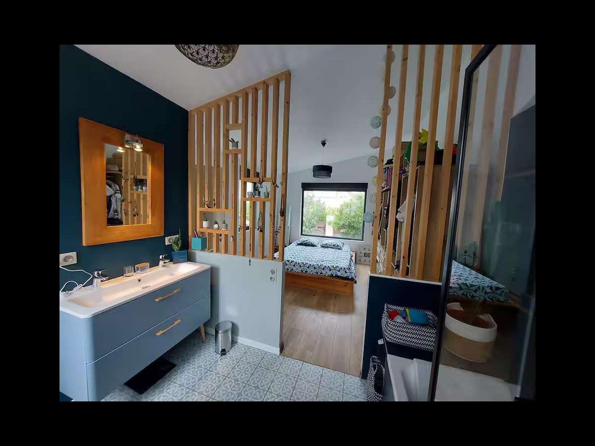 Colocation à Lorient : Chambre avec bureau · Lorient (90 m² le logement) (photo 3/6)