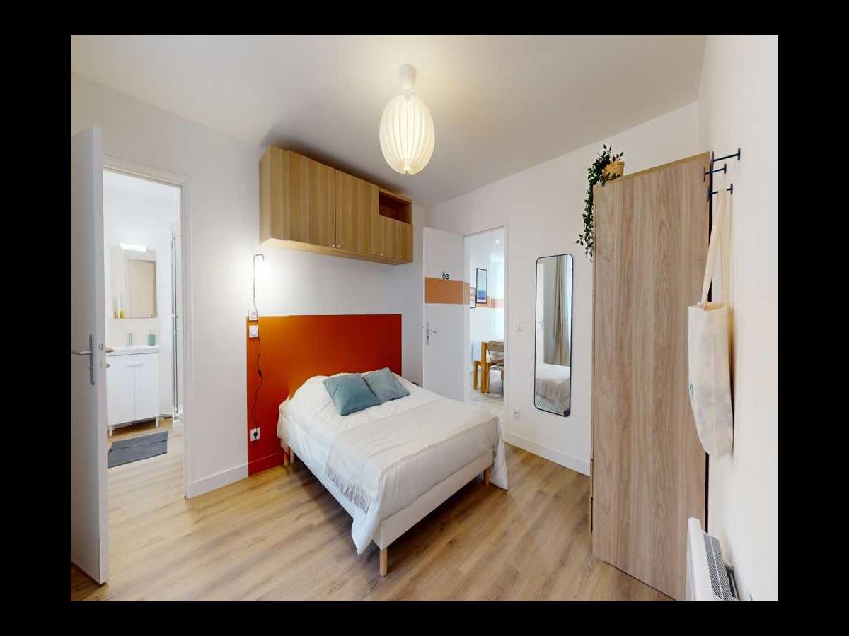 Colocation à Nantes : Chambre lumineuse · Nantes — 4 pièces au total (photo 5/6)